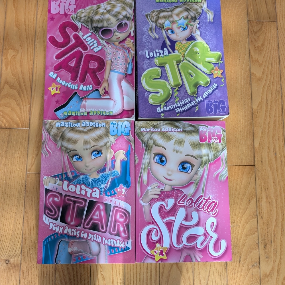 French KIDS Books Stories Mon Big A Moi Lolita Star Kids Book Collection
